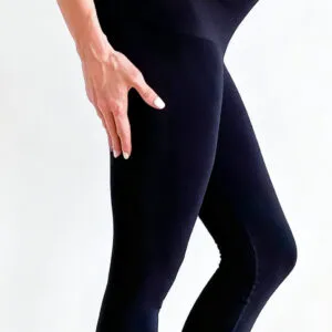Supormama™-Maternity Seamless Leggings in Black