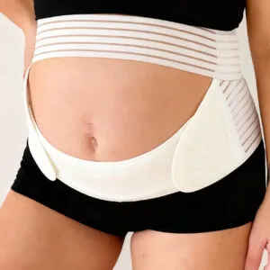 Supormama™-3-in-1 Pregnancy & Postpartum Support Belt – Relieve Back Pain & Support Your Belly in White