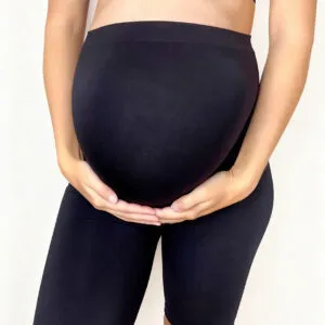 Supormama™-Maternity Smoothing Shorts in Black