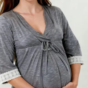 Supormama™-Pregnancy and Postpartum Robe in Blue