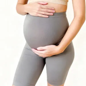 Supormama™-Maternity Smoothing Shorts in Grey