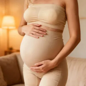 Supormama™-Maternity Anti Chafing Shorts in Nude