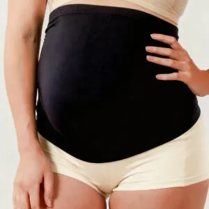 Supormama™-Seamless Belly Band in Black