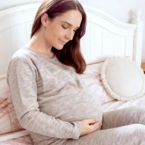 Supormama™-Cotton Maternity Nursing Pajamas Set for Pregnancy & Postpartum in Grey