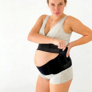 Supormama™- 3-in-1 Pregnancy & Postpartum Support Belt – Relieve Back Pain & Support Your Belly in Black